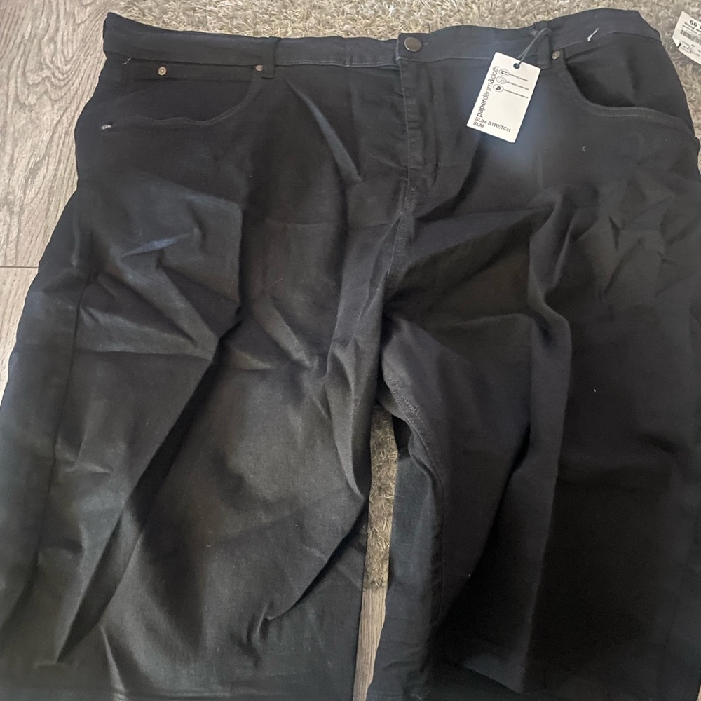 Black Denim Shorts